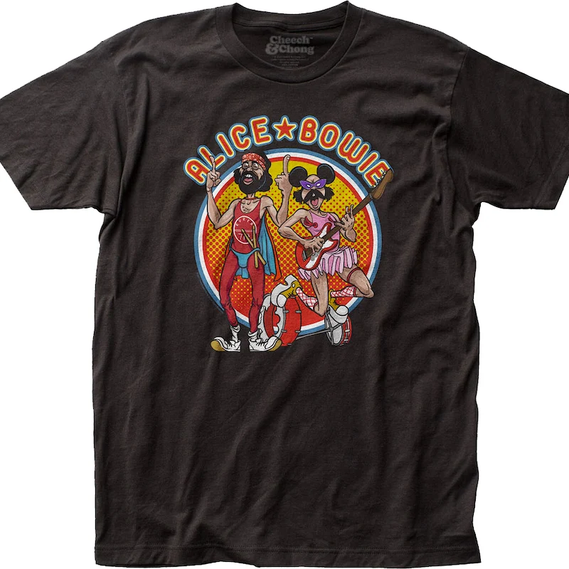 Alice Bowie Cheech and Chong T-Shirt