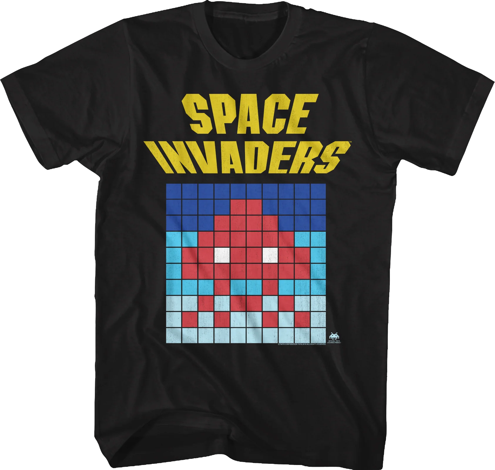 Alien Blocks Space Invaders T-Shirt