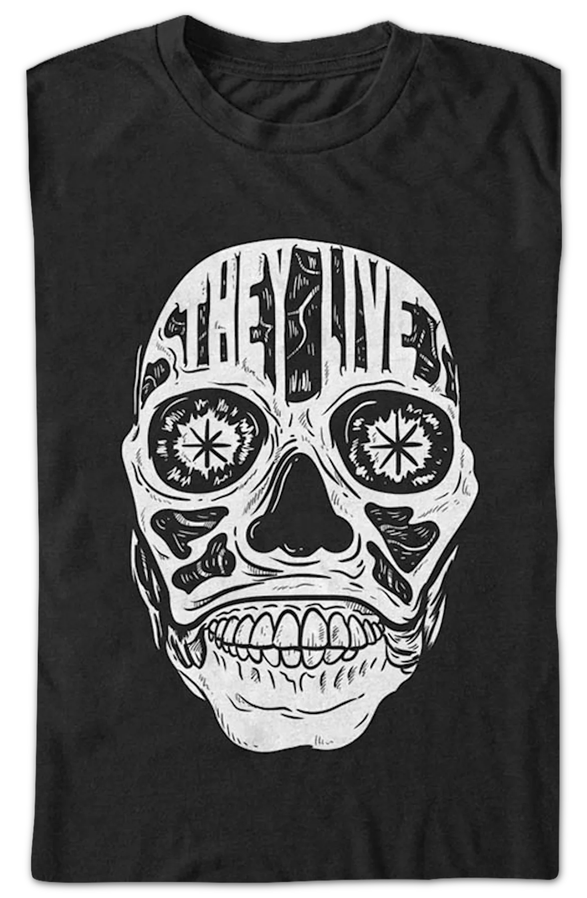 Alien Face They Live T-Shirt - Image 2