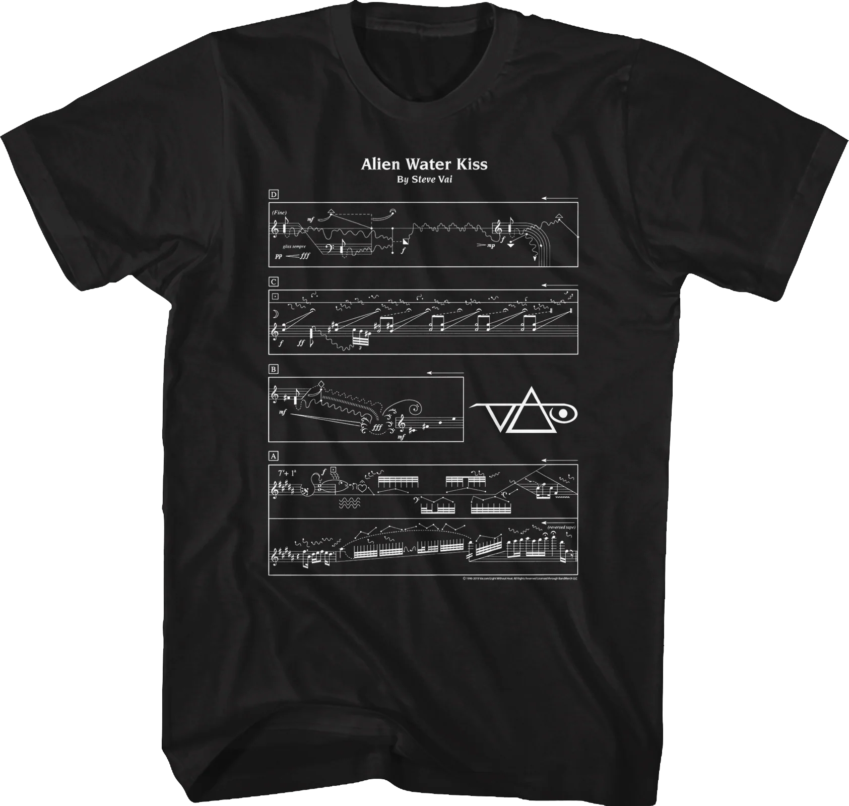 Alien Water Kiss Steve Vai T-Shirt