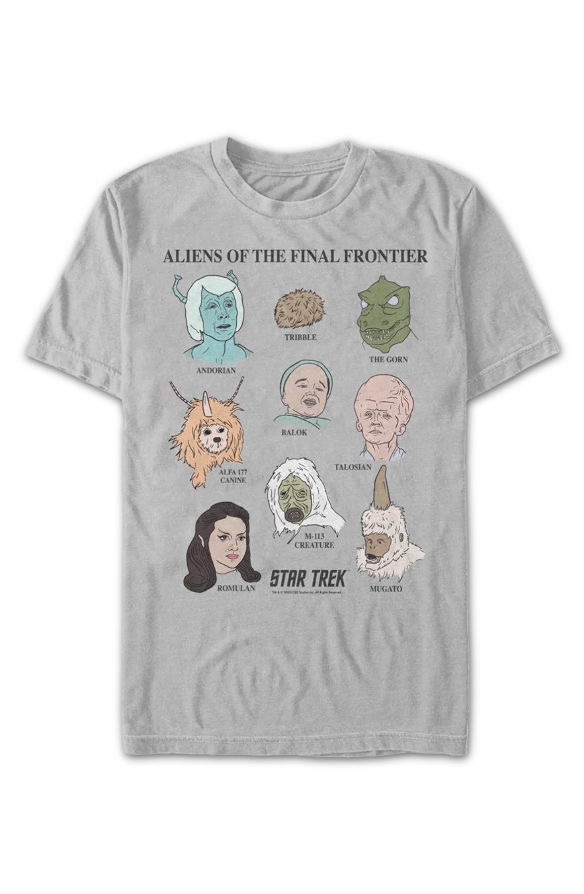 Aliens Of The Final Frontier Star Trek T-Shirt - Image 2