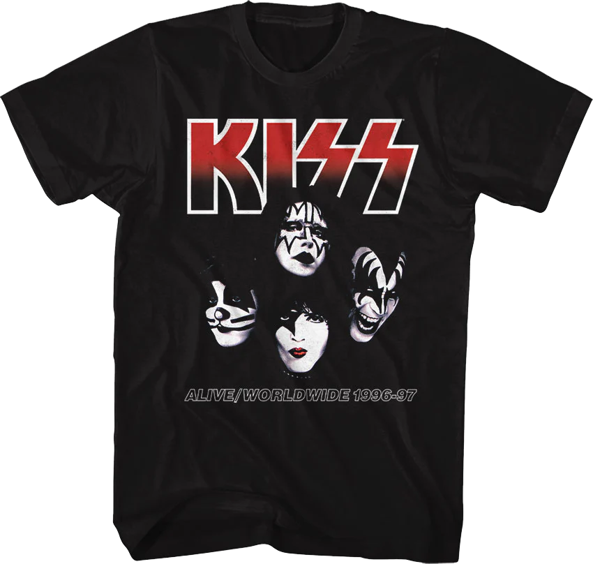 Alive/Worldwide 1996-97 KISS T-Shirt