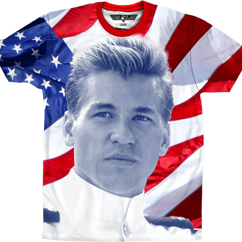 All American Iceman Sublimation Top Gun Shirt