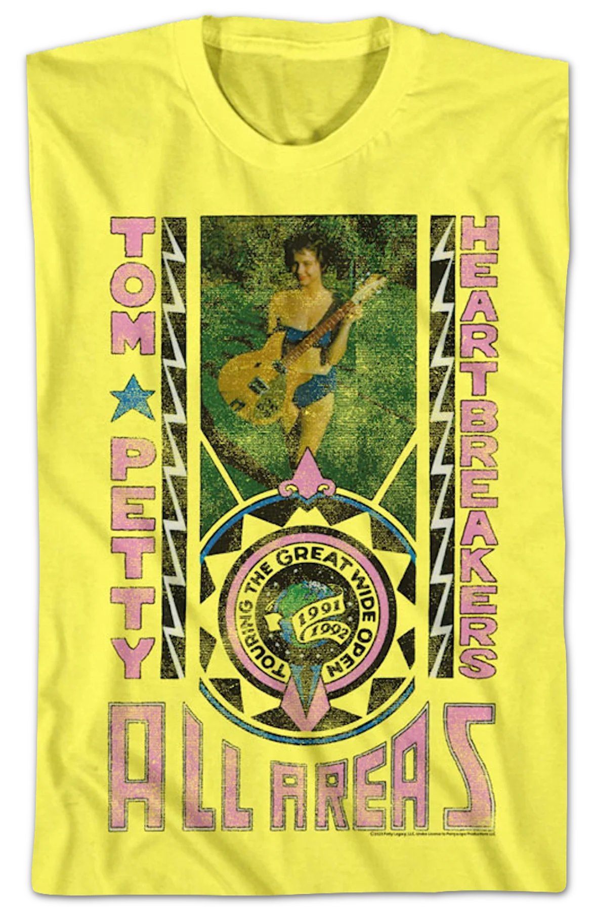 All Areas Access Tom Petty & The Heartbreakers T-Shirt - Image 2