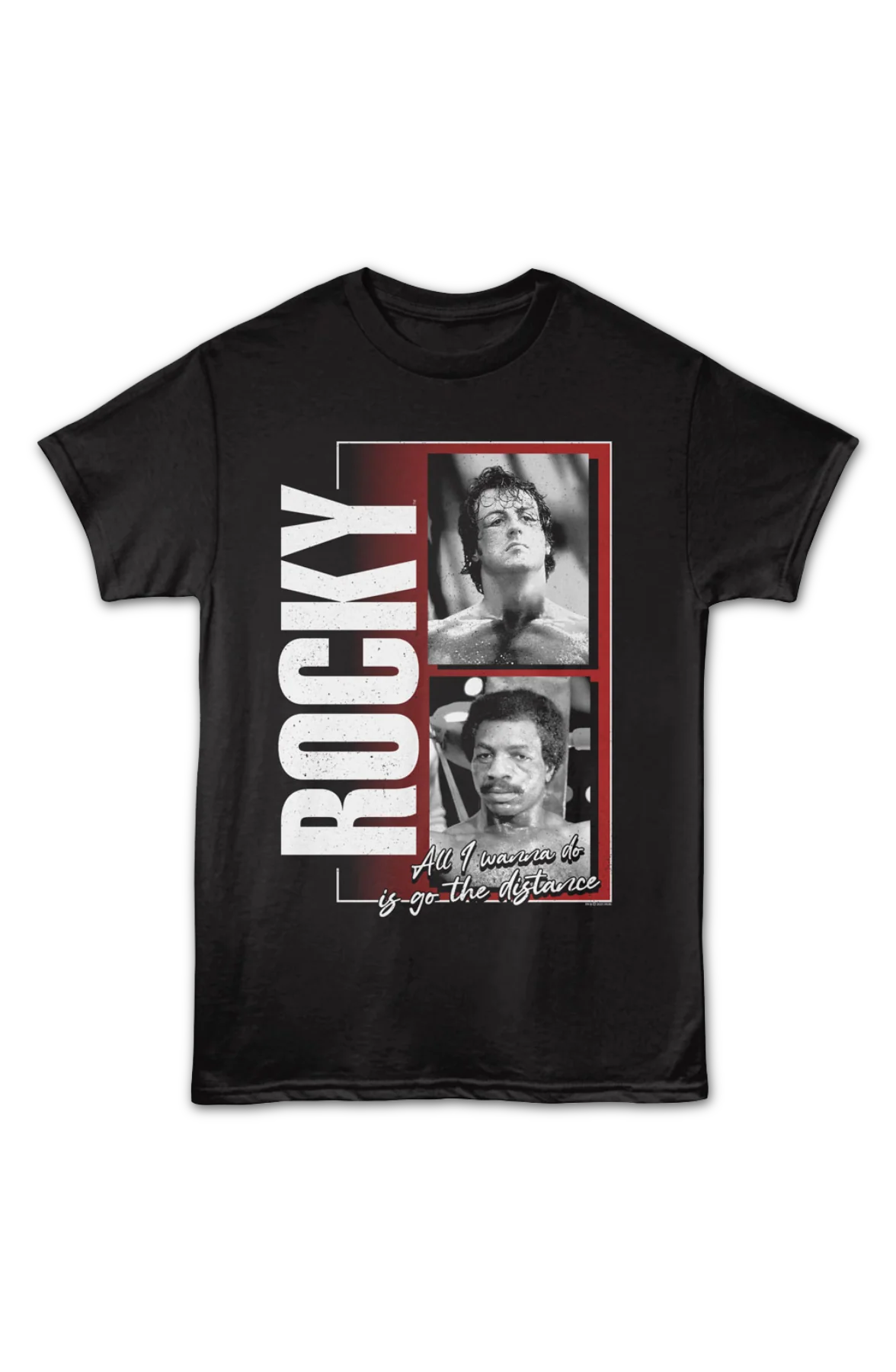 All I Wanna Do Is Go The Distance Photos Rocky T-Shirt - Image 2