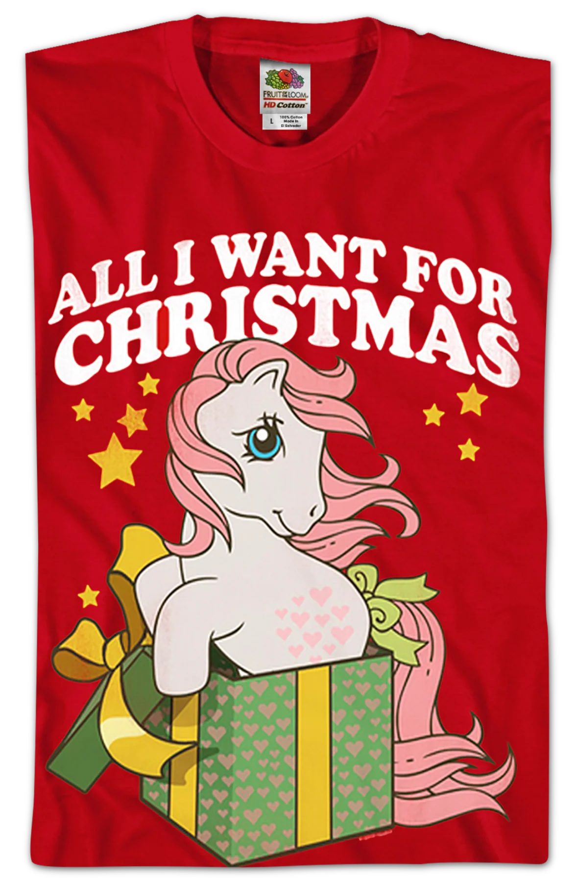 All I Want For Christmas My Little Pony T-Shirt - Image 2