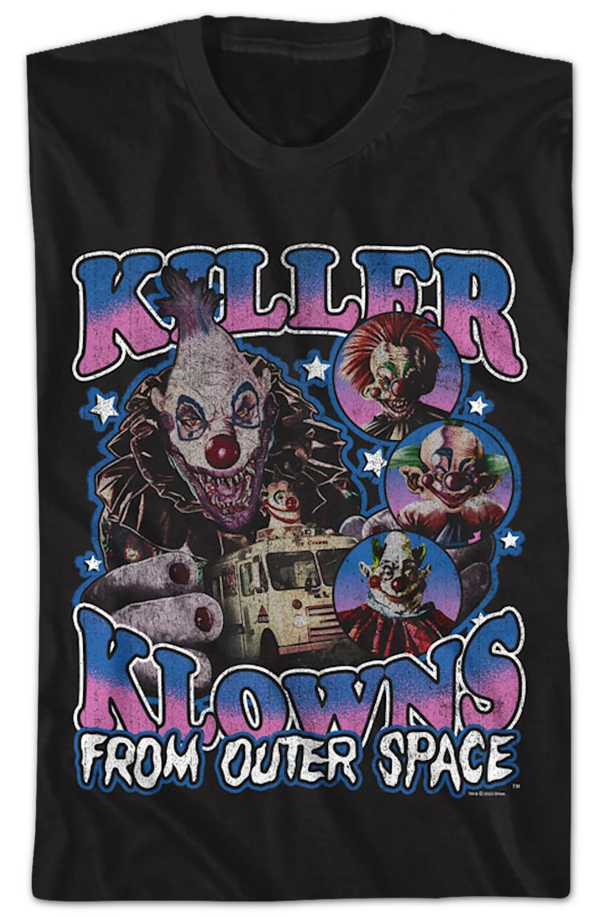 All-Star Collage Killer Klowns From Outer Space T-Shirt - Image 2