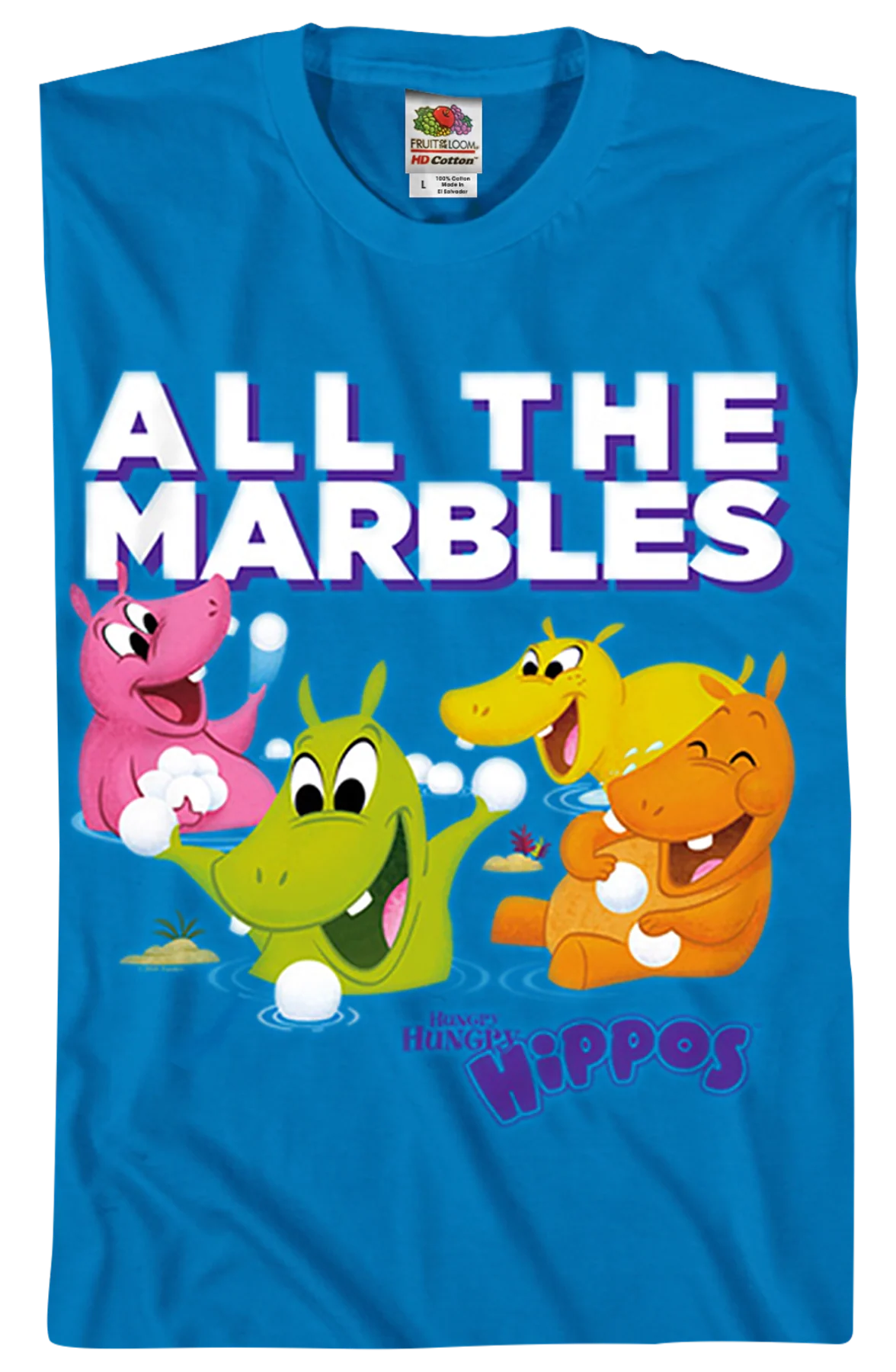 All The Marbles Hungry Hungry Hippos T-Shirt - Image 2
