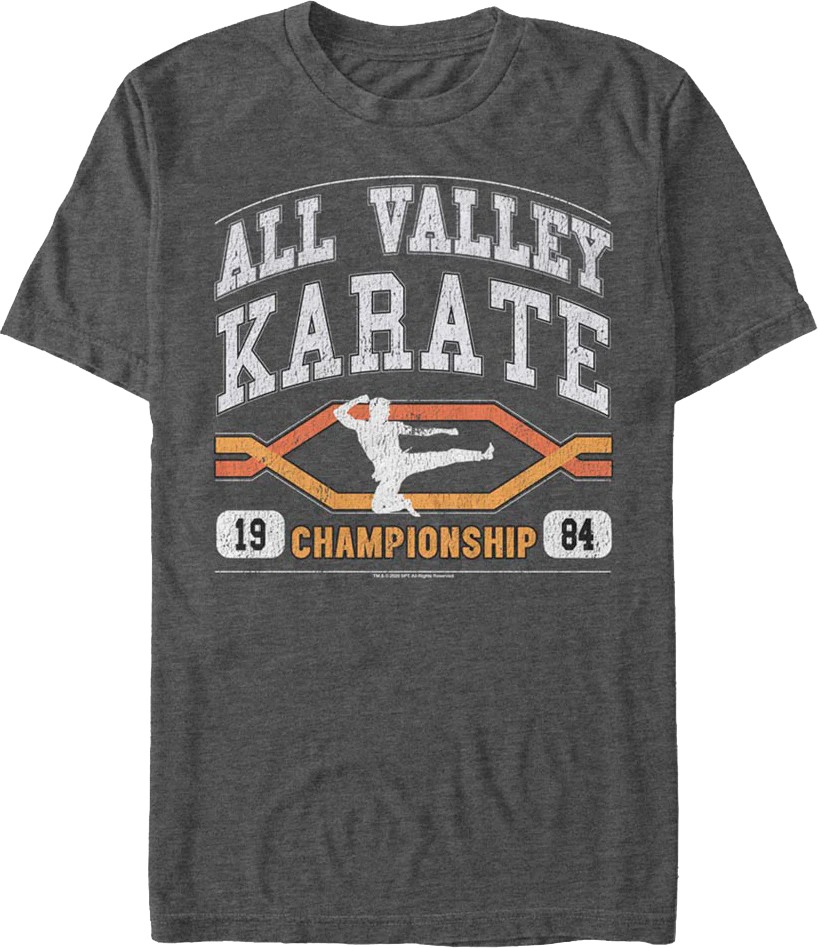 All Valley Karate Championship 1984 Cobra Kai T-Shirt - Image 2