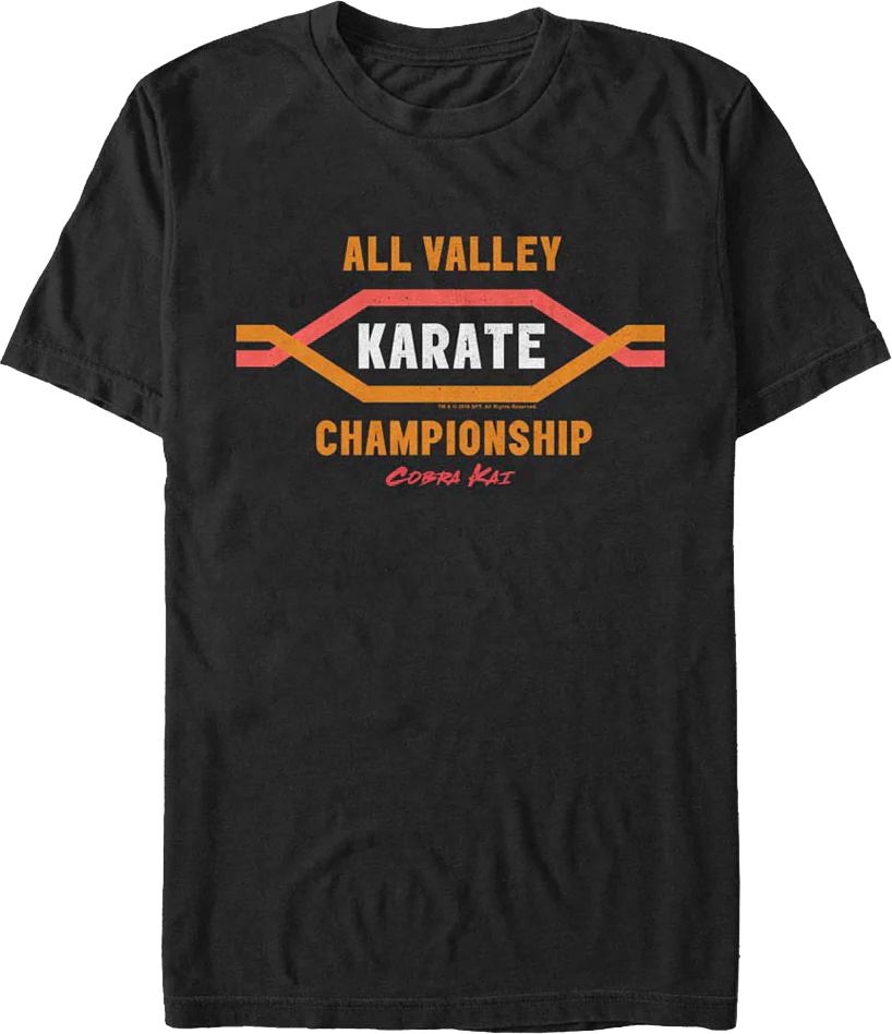 All Valley Karate Championship Cobra Kai T-Shirt