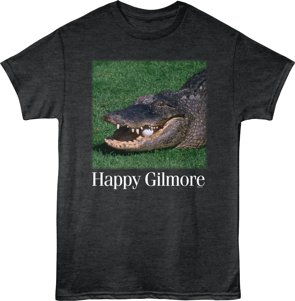 Alligator With Golf Ball Happy Gilmore T-Shirt