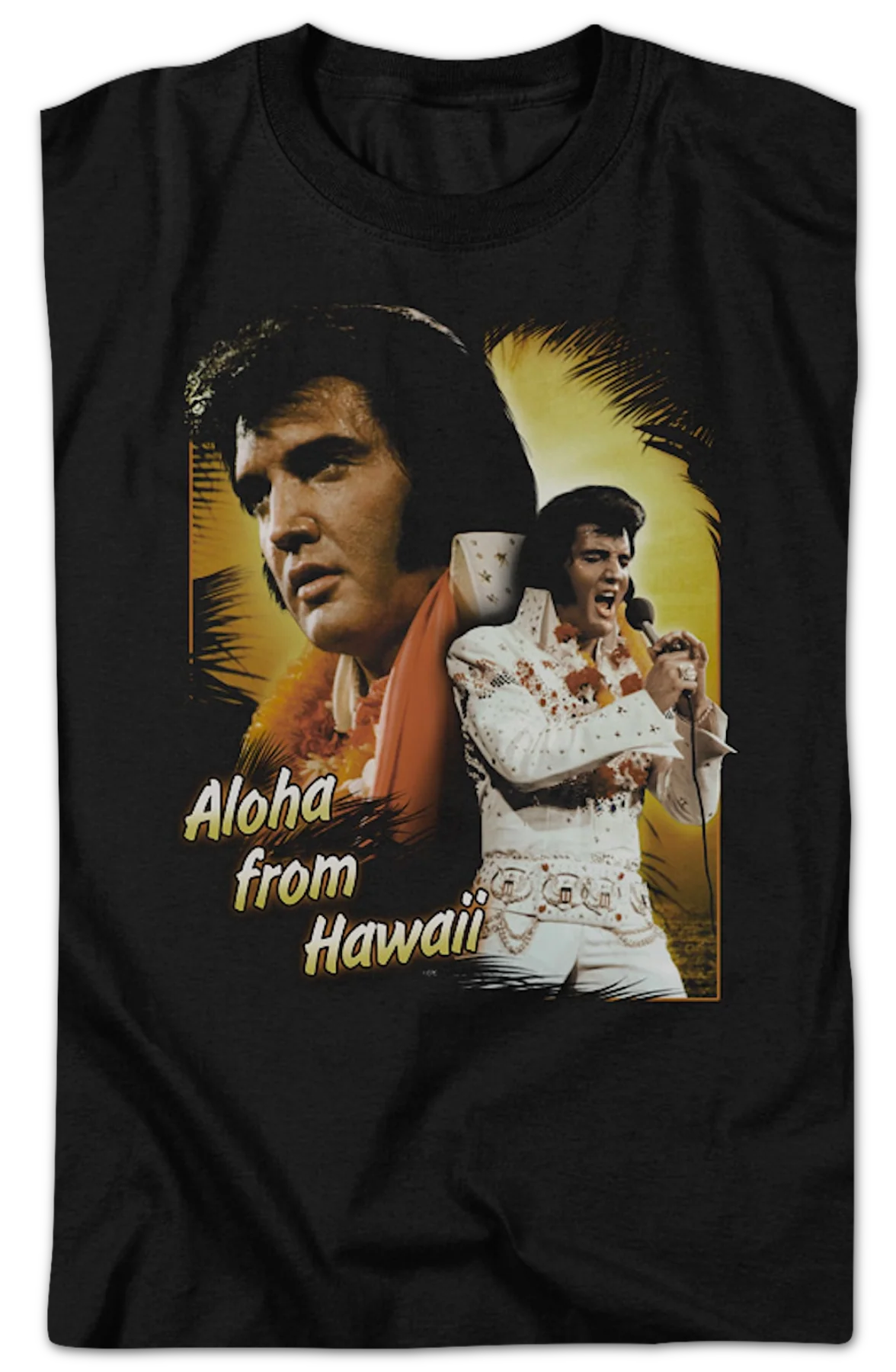 Aloha From Hawaii Collage Elvis Presley T-Shirt - Image 2