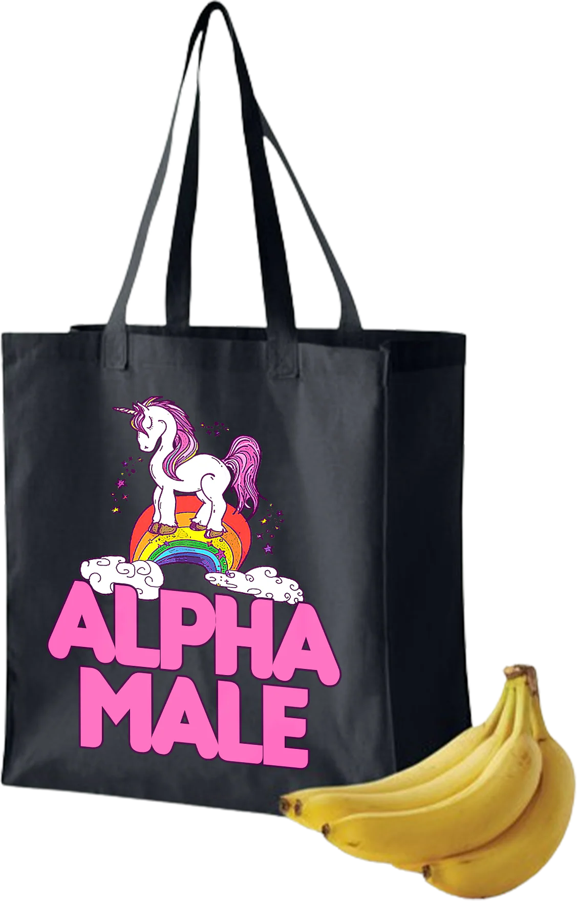 Alpha Male Unicorn Tote Bag