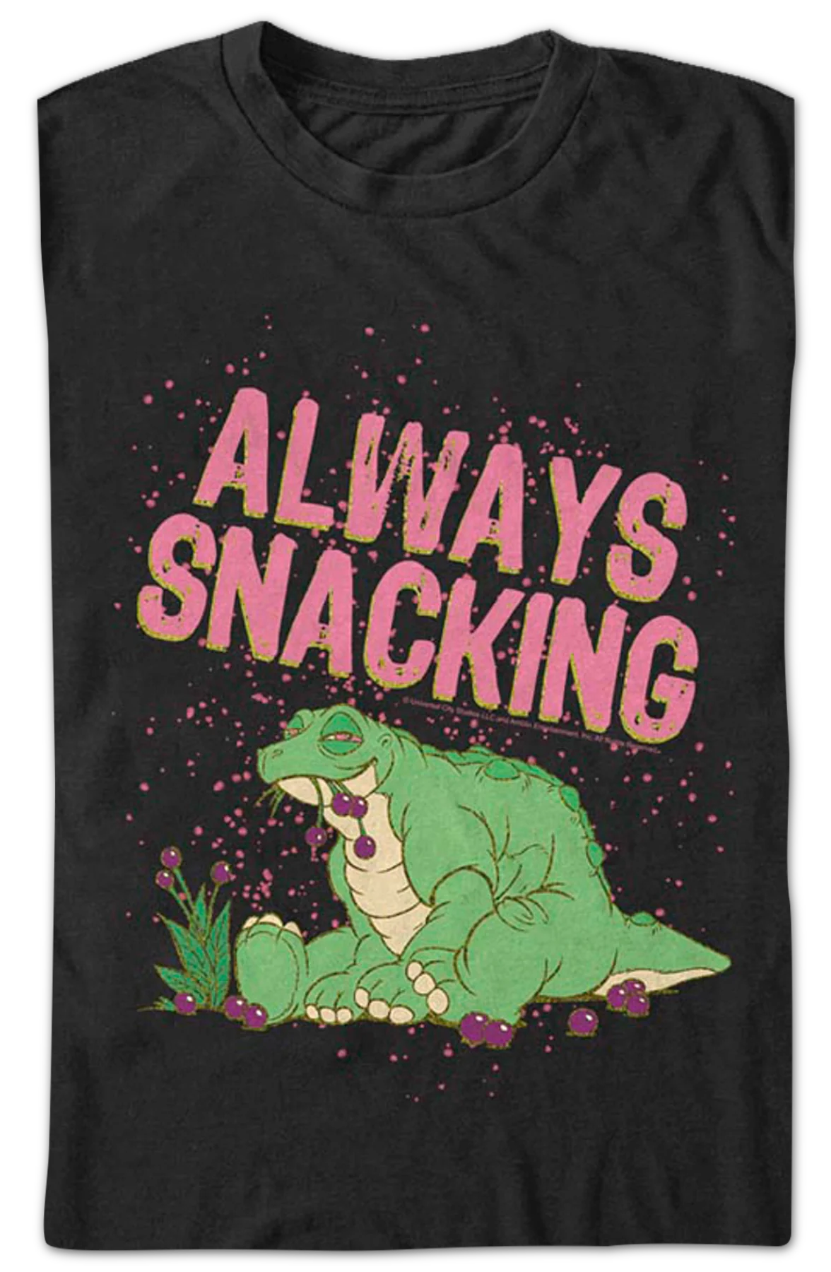 Always Snacking Land Before Time T-Shirt - Image 2