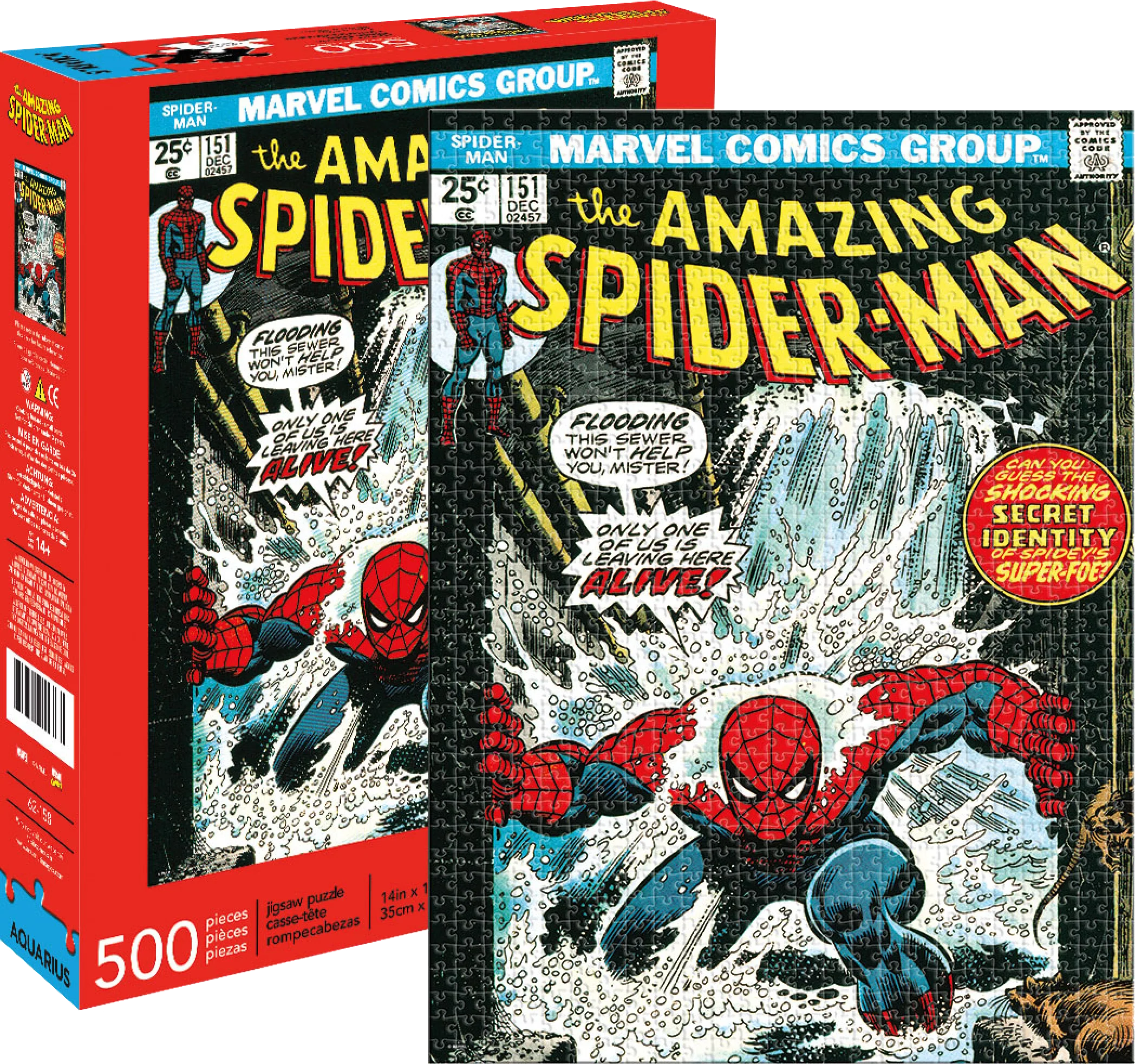 Amazing Spider-Man Vol. 1 #151 500 Piece Marvel Comics Puzzle