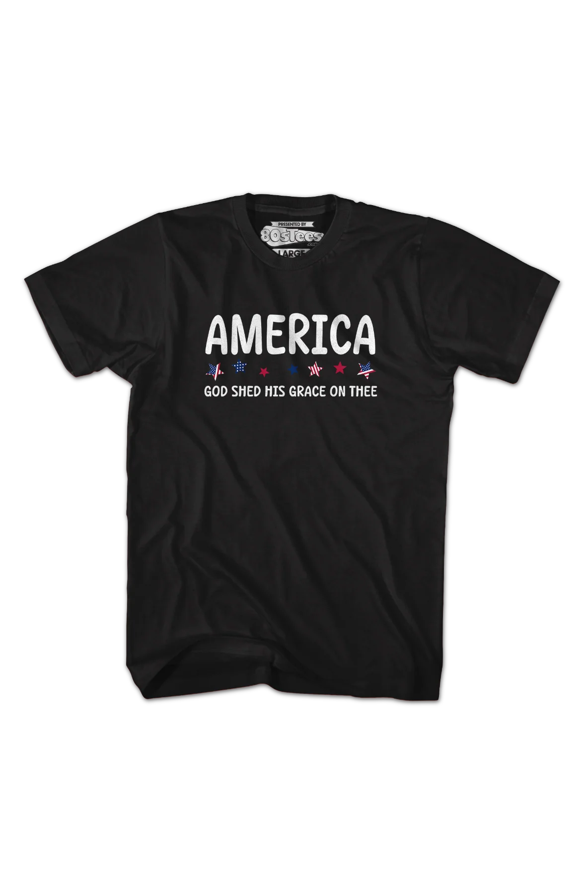 America God Shed His Grace On Thee T-Shirt - Image 2