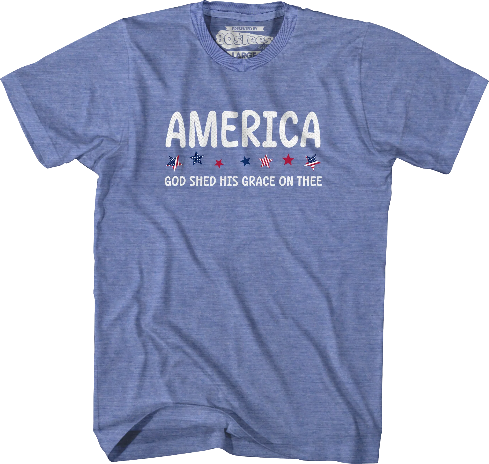 America God Shed His Grace On Thee T-Shirt - Image 3