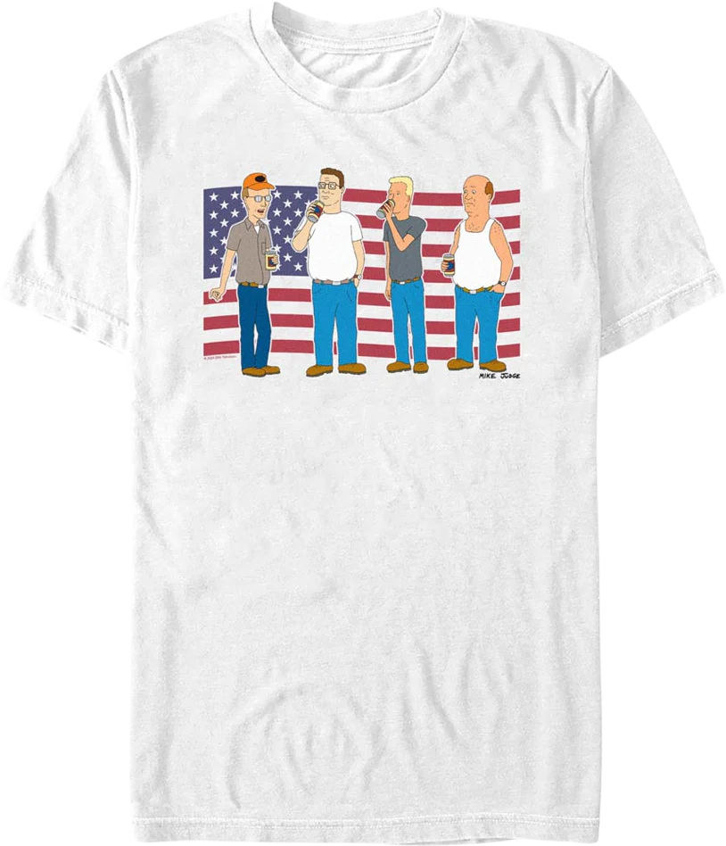 American Flag King of the Hill T-Shirt