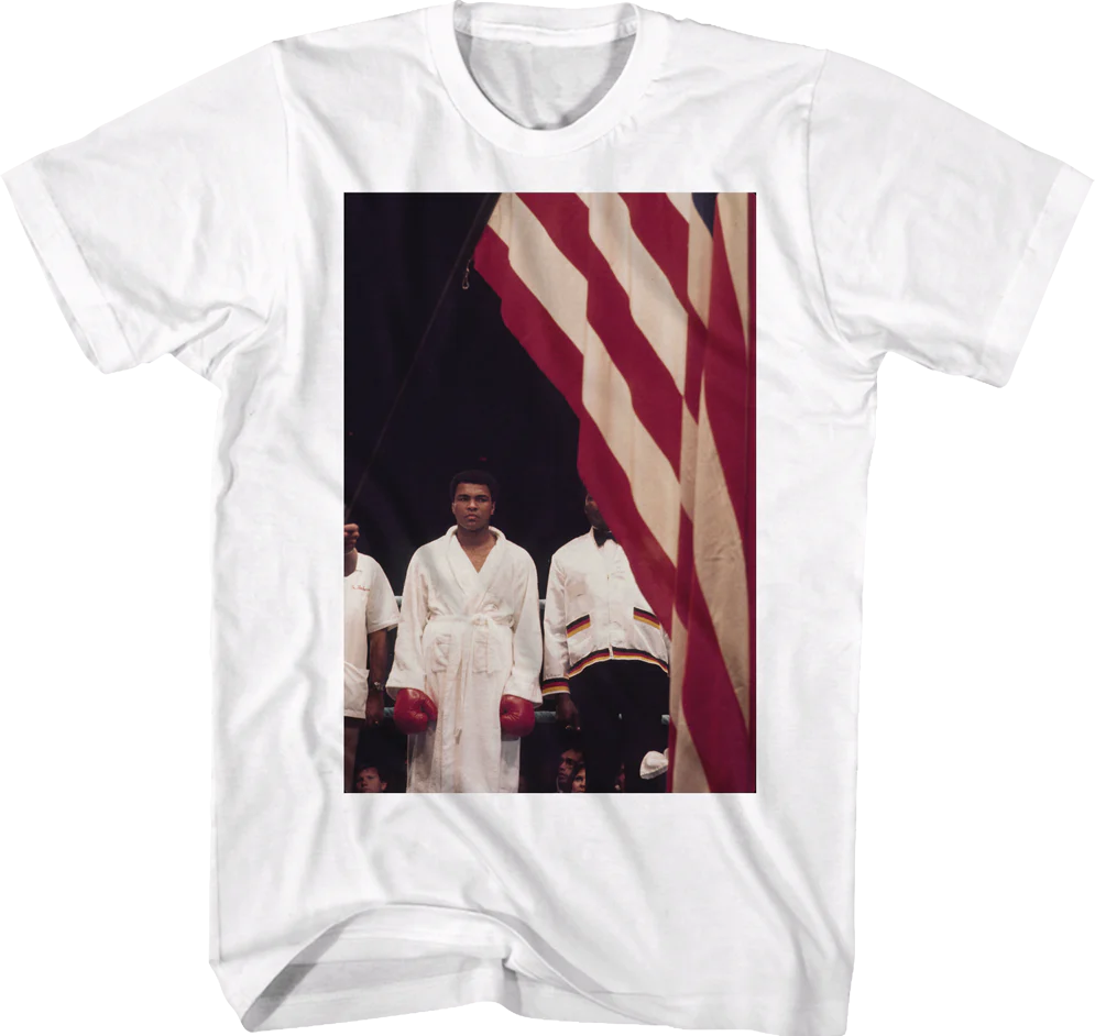 American Flag Muhammad Ali T-Shirt