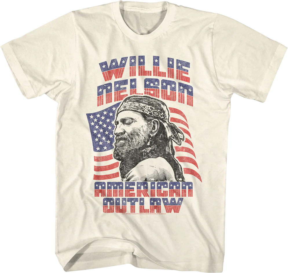 American Outlaw Willie Nelson T-Shirt