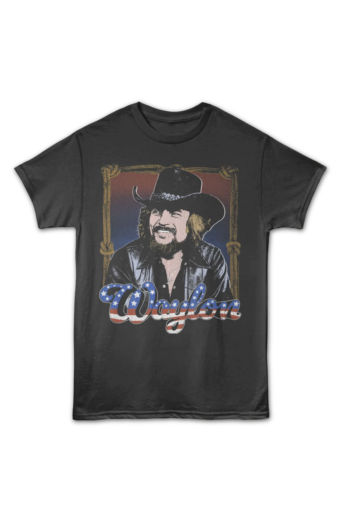 Americana Waylon Jennings T-Shirt - Image 2