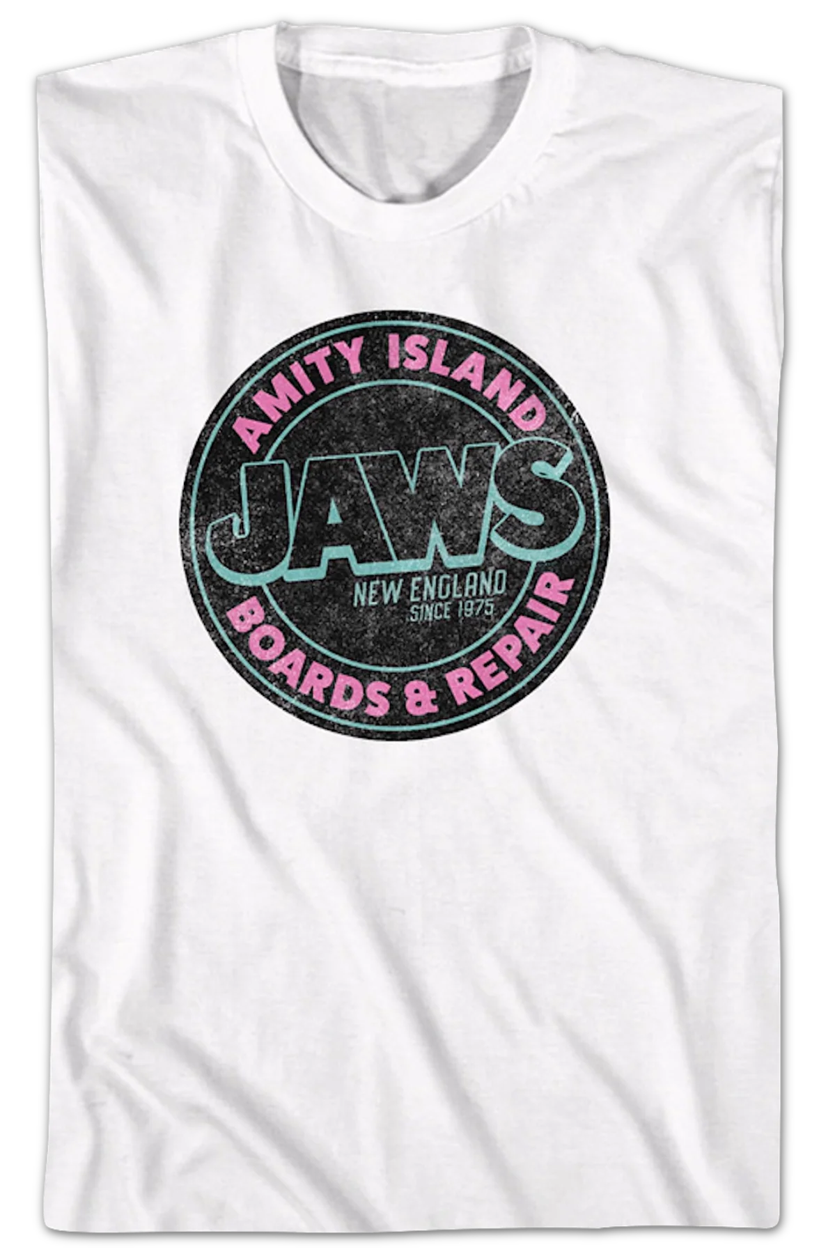 Amity Island Boards & Repair Jaws T-Shirt - Image 2