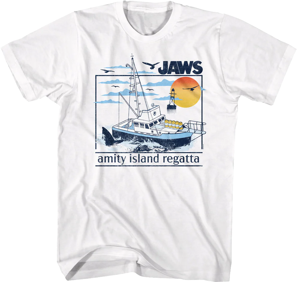 Amity Island Regatta Jaws T-Shirt