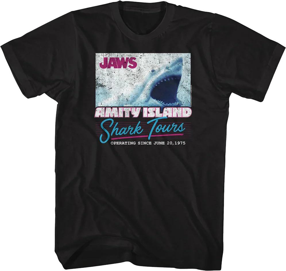 Amity Island Shark Tours Jaws T-Shirt