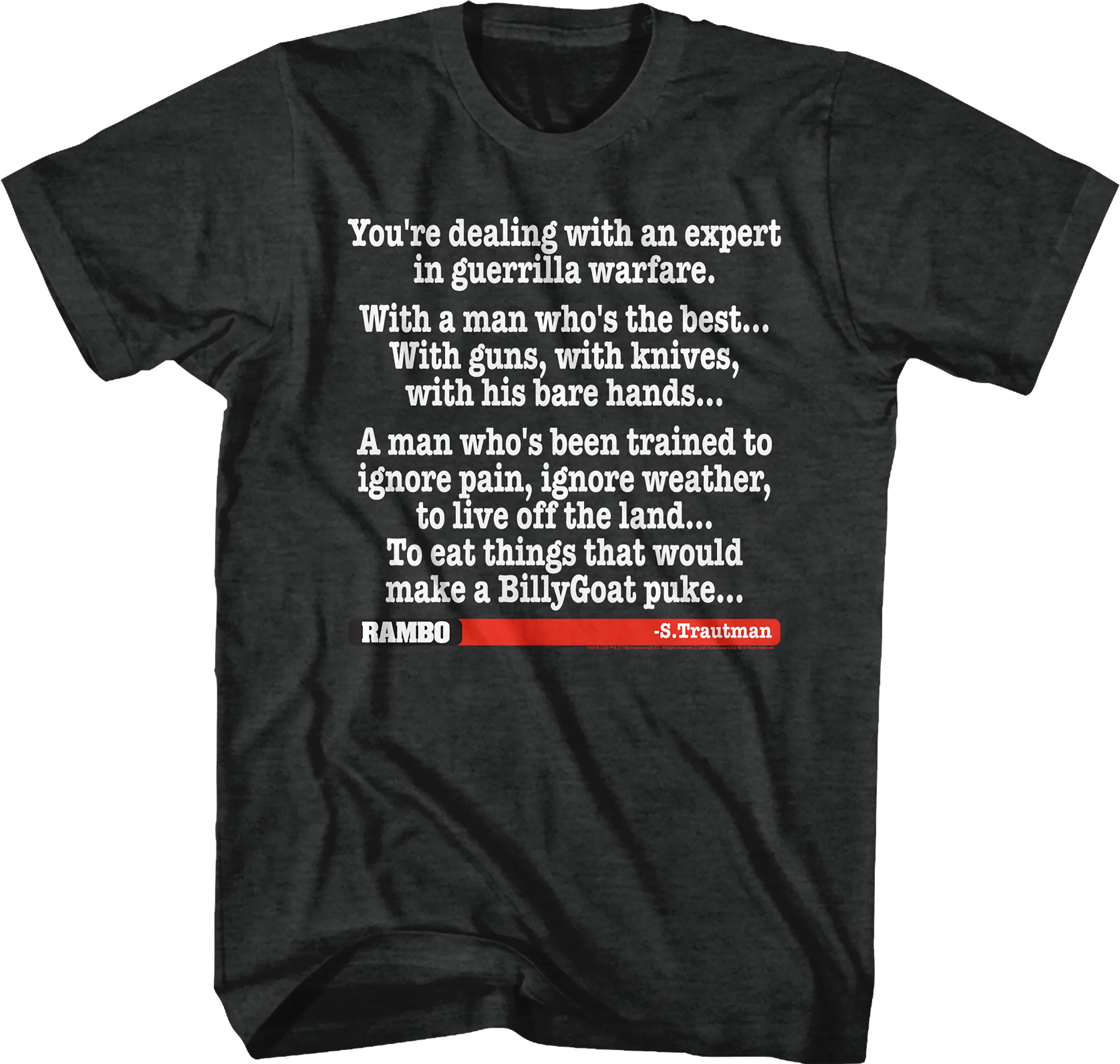 An Expert In Guerrilla Warfare Rambo T-Shirt