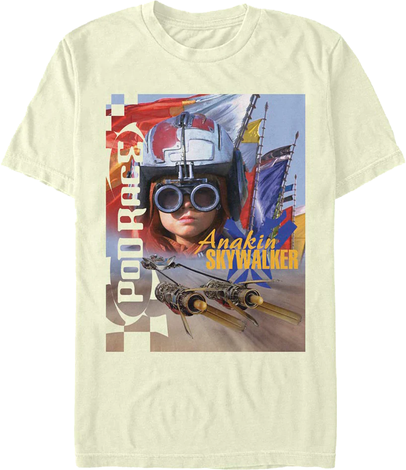Anakin Skywalker Pod Race Star Wars T-Shirt