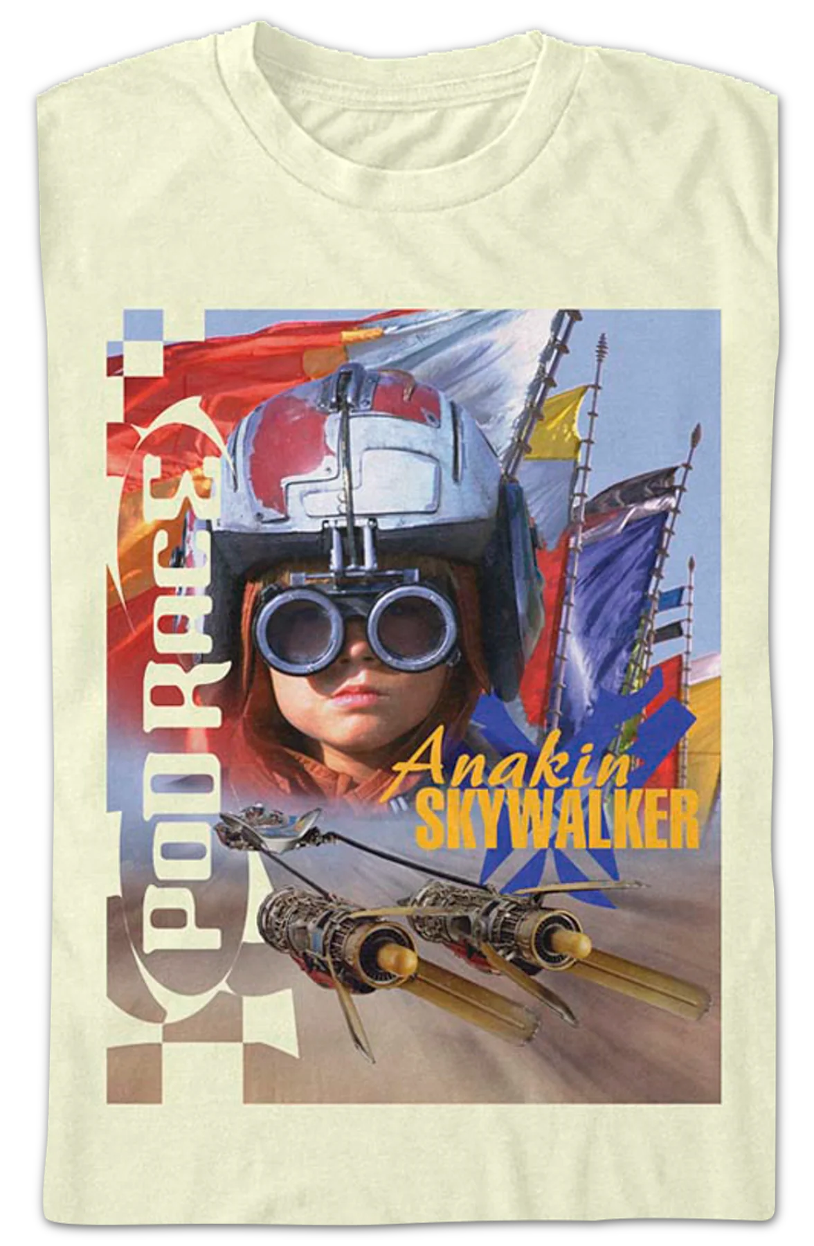 Anakin Skywalker Pod Race Star Wars T-Shirt - Image 2