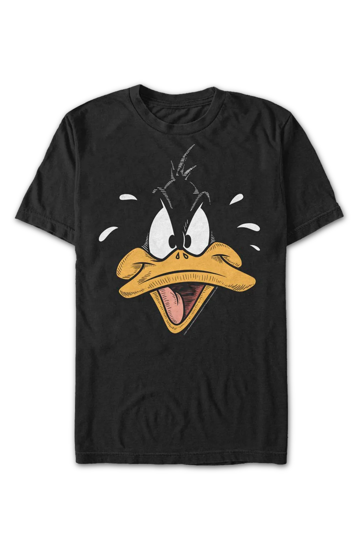 Angry Daffy Duck Looney Tunes T-Shirt - Image 2