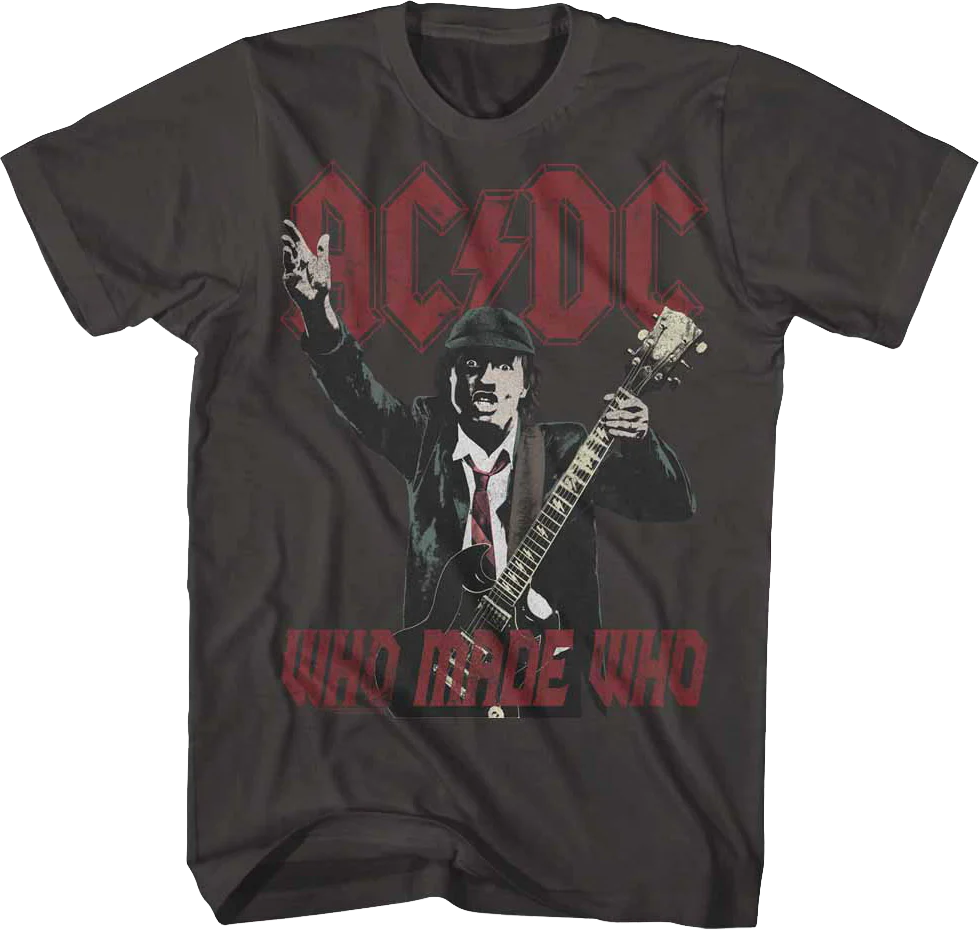 Angus Young Who Made Who ACDC T-Shirt