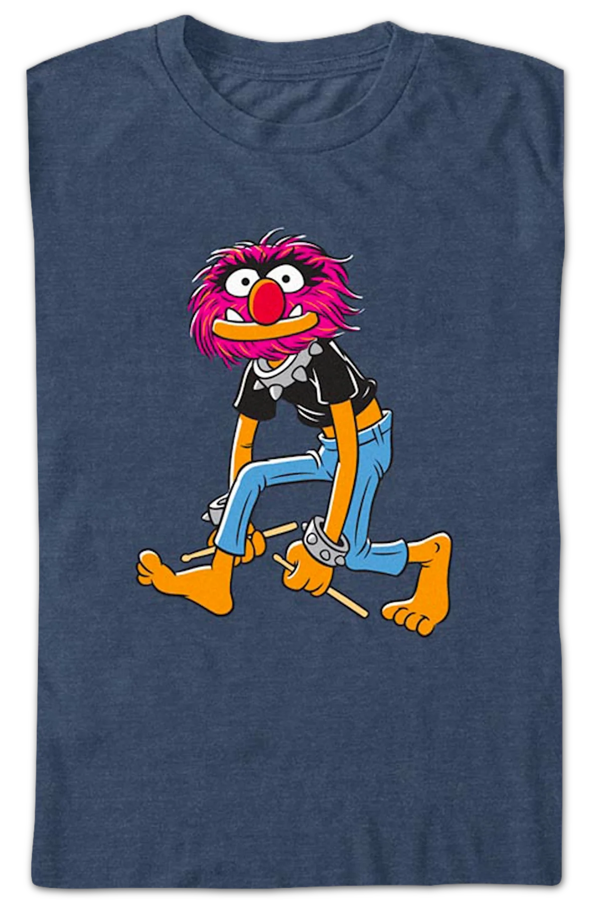 Animal Drummer Walk Muppets T-Shirt - Image 2