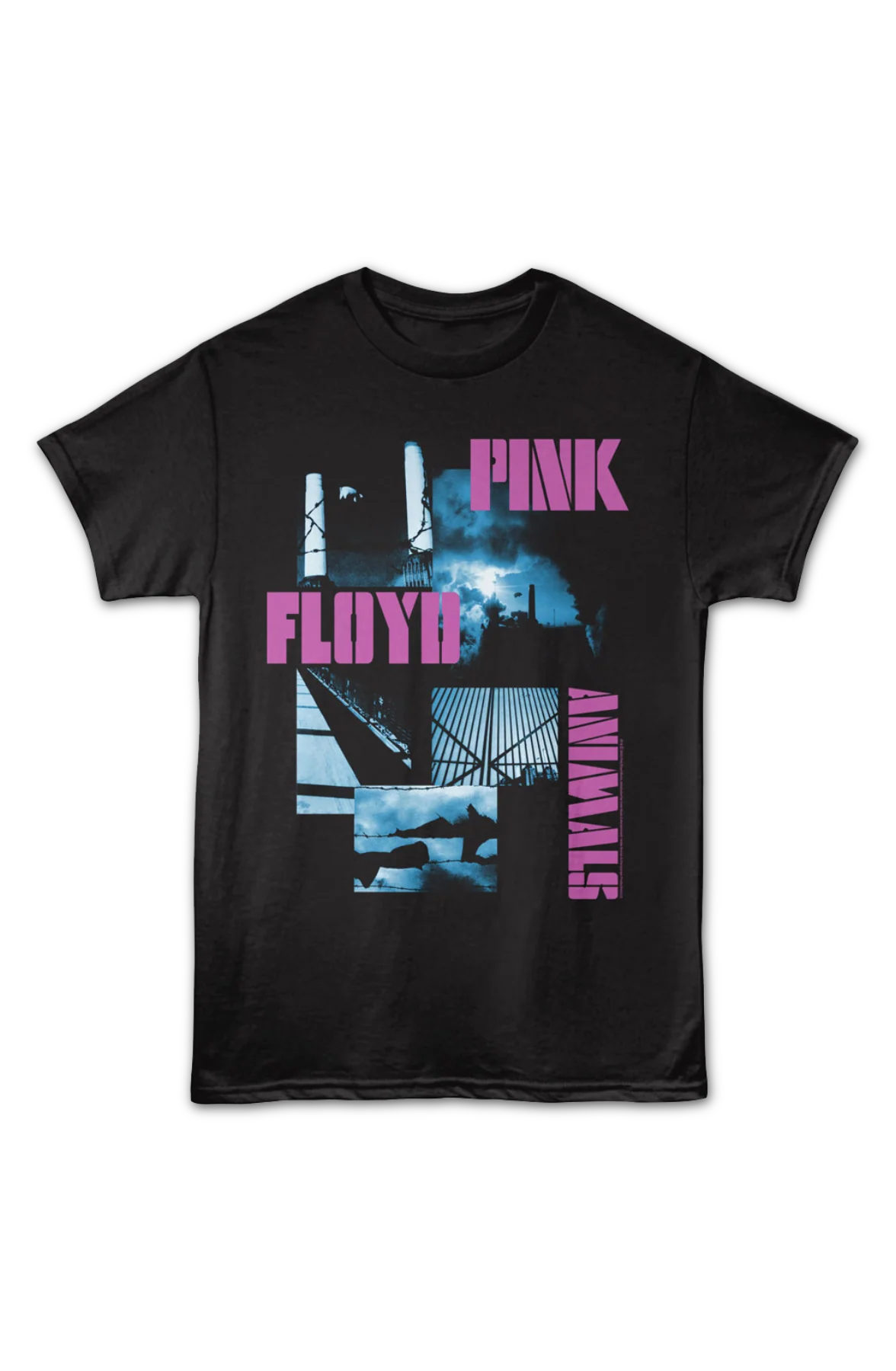 Animals Collage Pink Floyd T-Shirt - Image 2