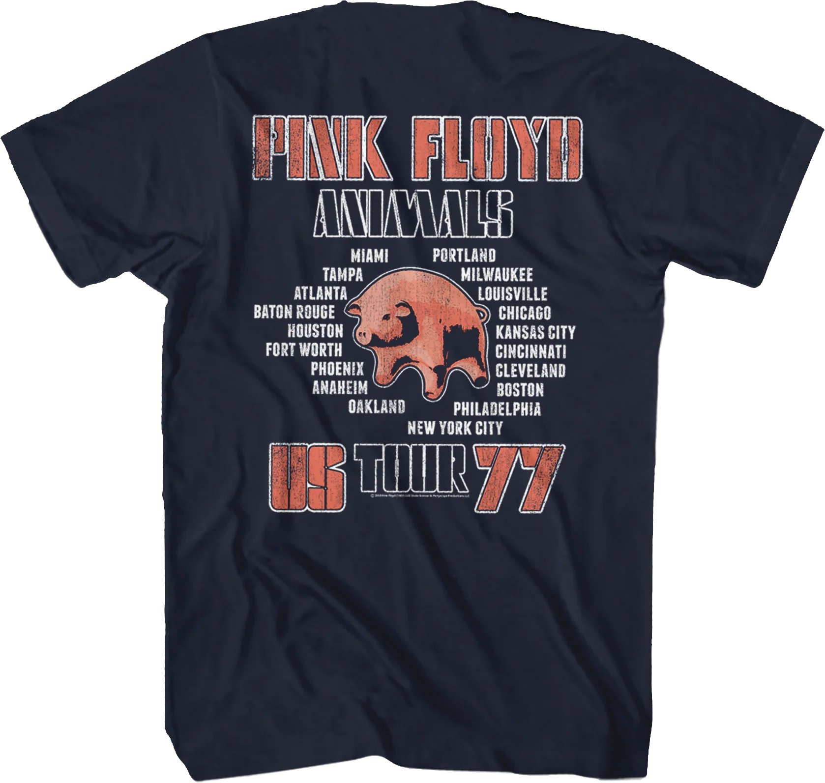 Animals Tour Pink Floyd T-Shirt - Image 3