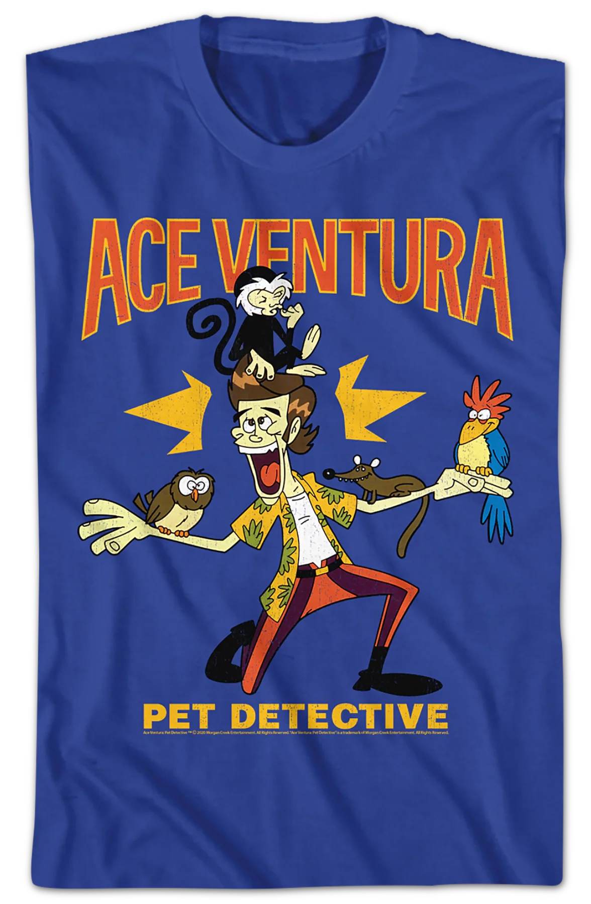 Animated Ace Ventura Pet Detective T-Shirt - Image 2