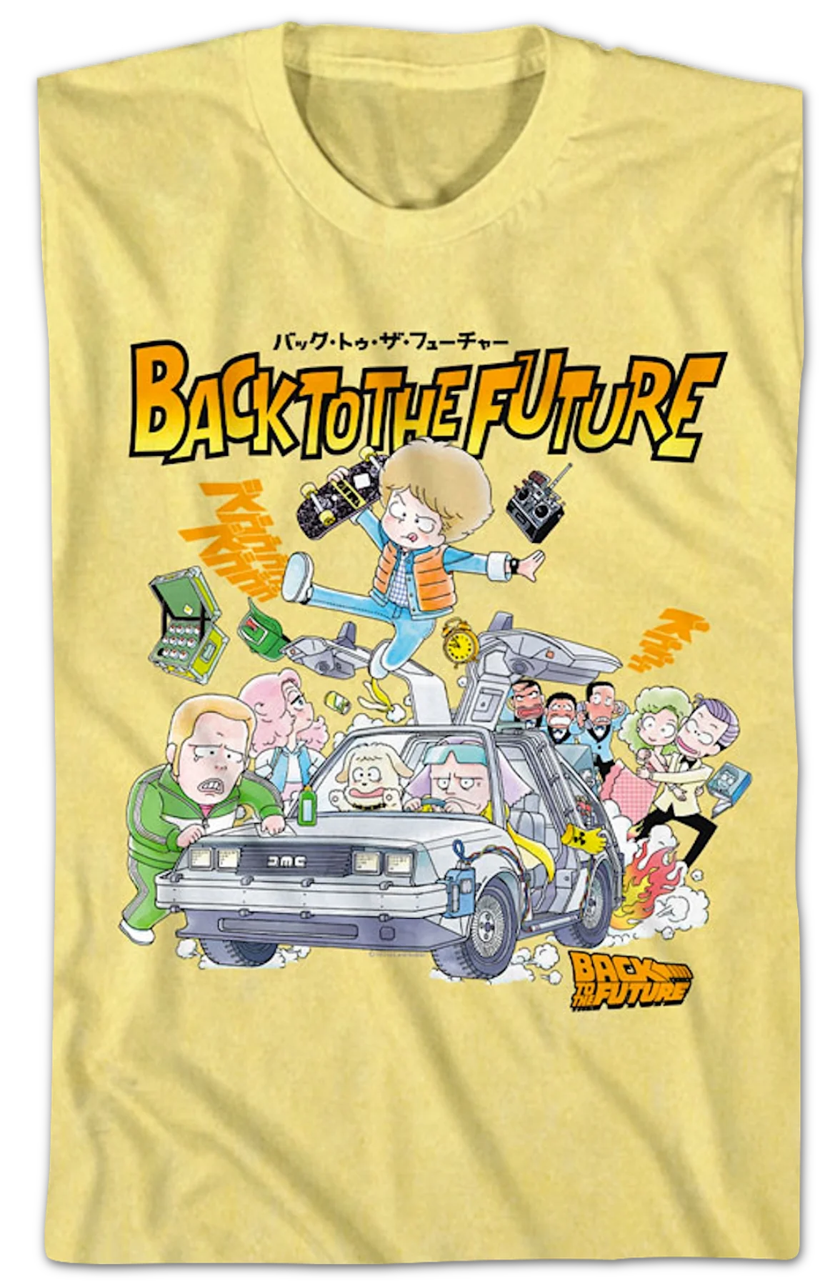 Animated Collage Back To The Future T-Shirt - Image 2