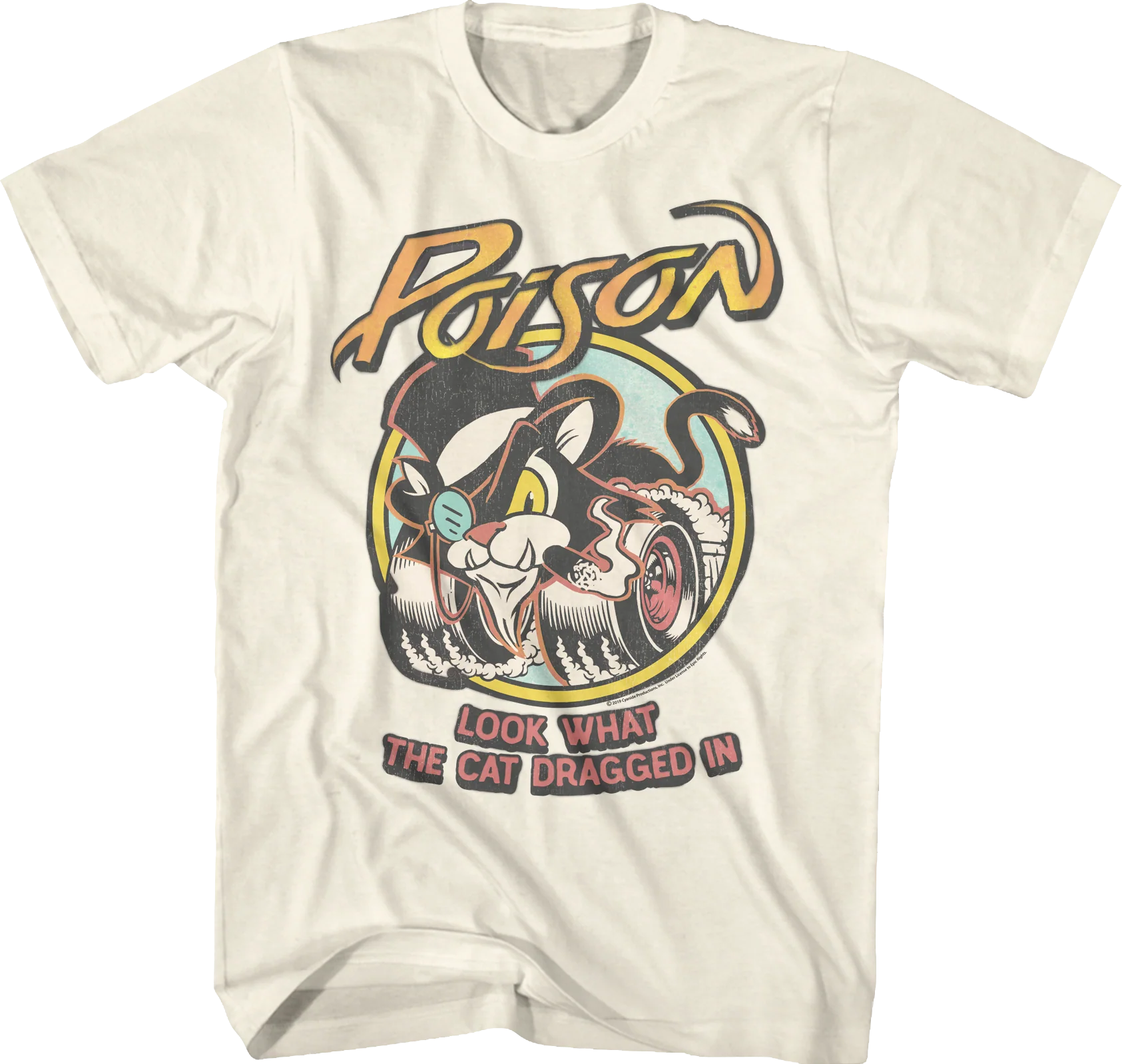 Animated Look What The Cat Dragged In Poison T-Shirt