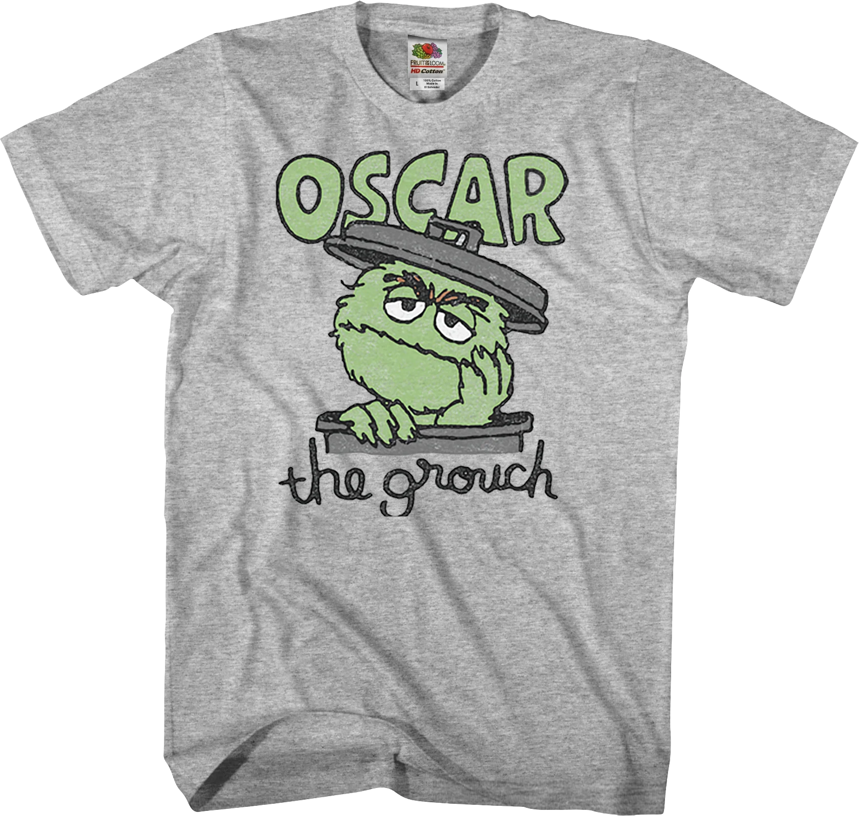 Animated Oscar The Grouch T-Shirt