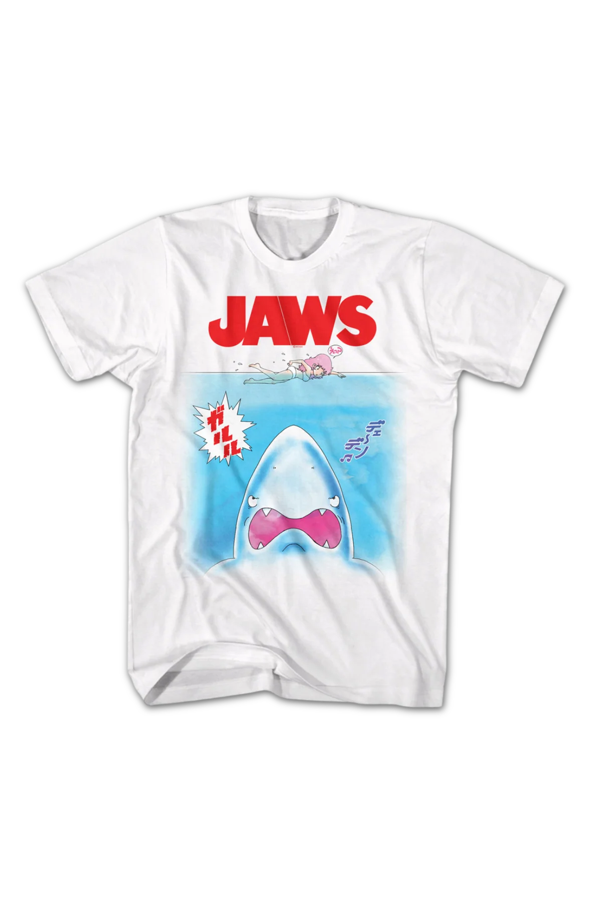 Anime Poster Jaws T-Shirt - Image 2