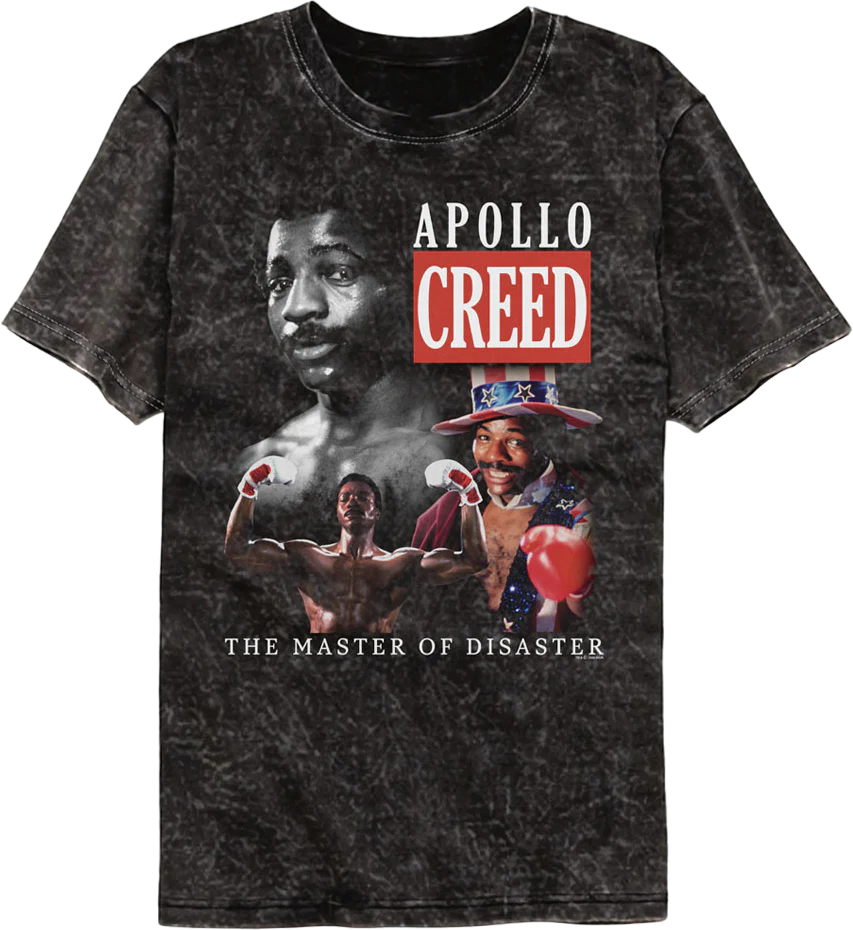 Apollo Creed The Master Of Disaster Mineral Wash T-Shirt