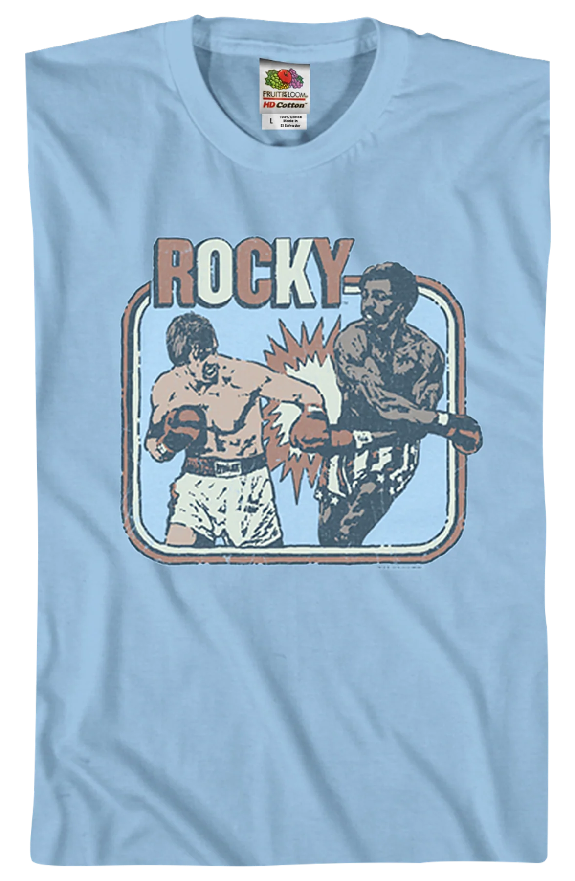 Apollo Creed vs Rocky Balboa T-Shirt - Image 2
