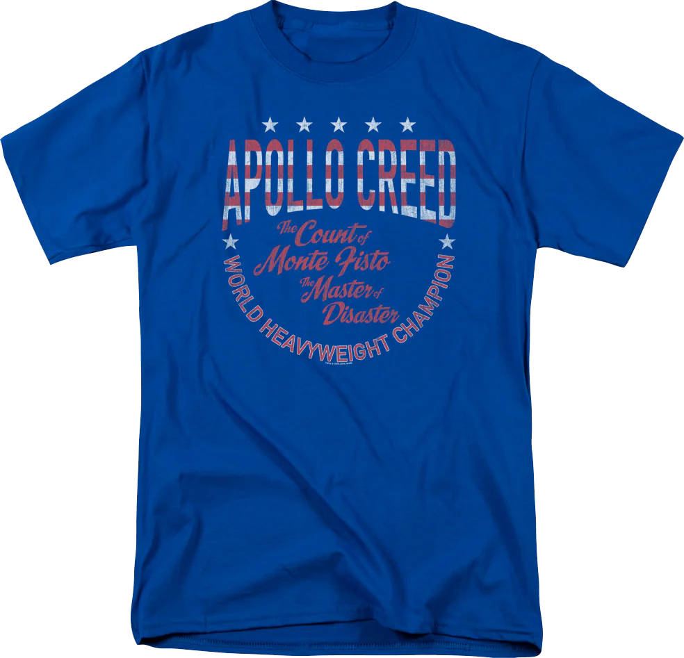 Apollo Creed World Heavyweight Champion Rocky T-Shirt