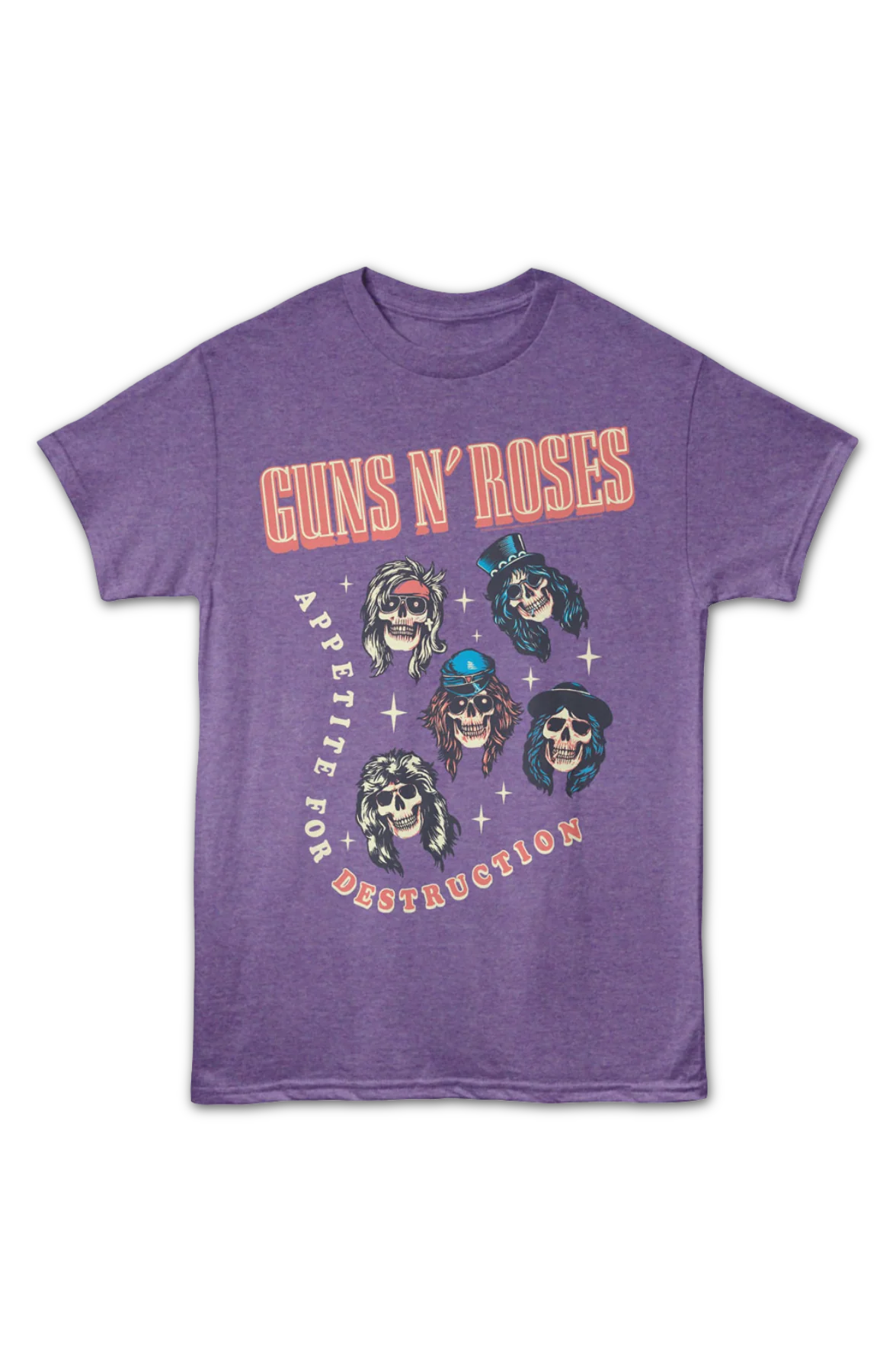 Appetite For Destruction Skulls Guns N' Roses T-Shirt - Image 2