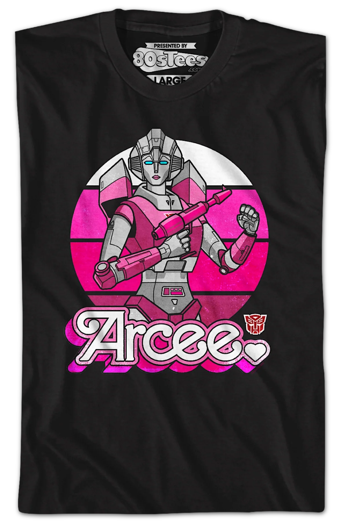 Arcee Love Transformers T-Shirt - Image 2