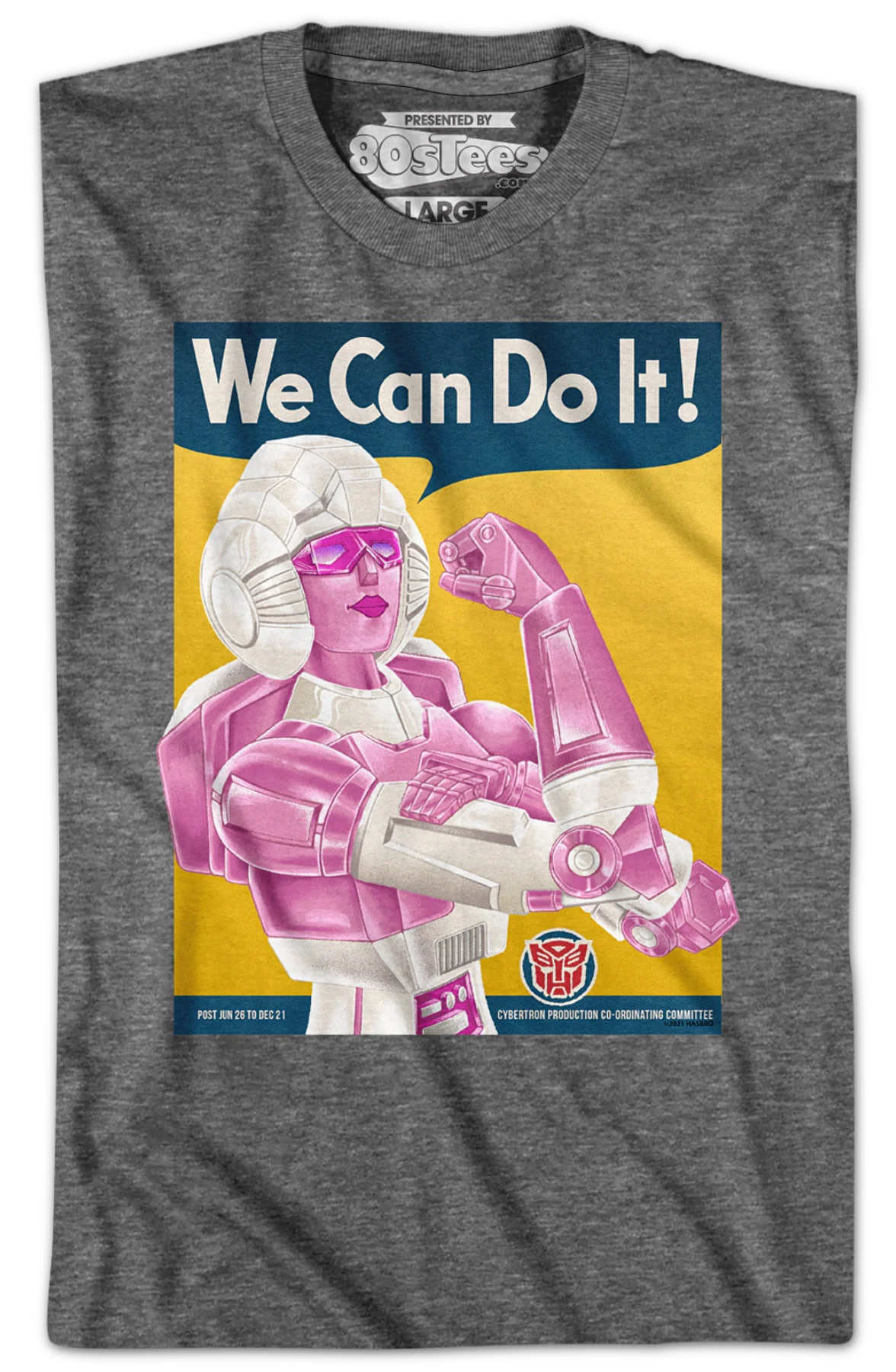 Arcee We Can Do It Transformers T-Shirt - Image 2