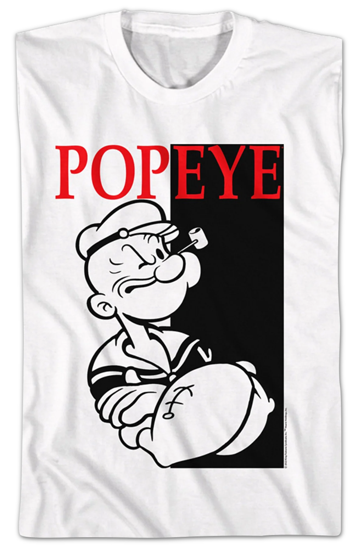 Arms Folded Scarface Poster Popeye T-Shirt - Image 2