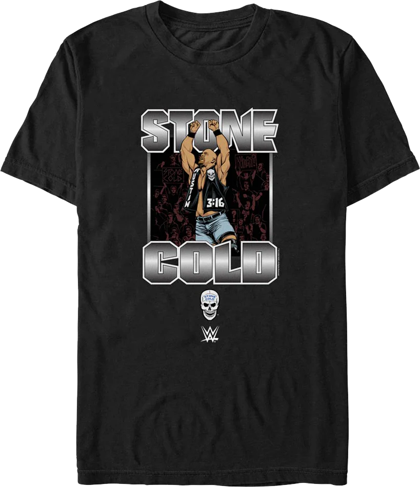 Arms Raised Stone Cold Steve Austin T-Shirt