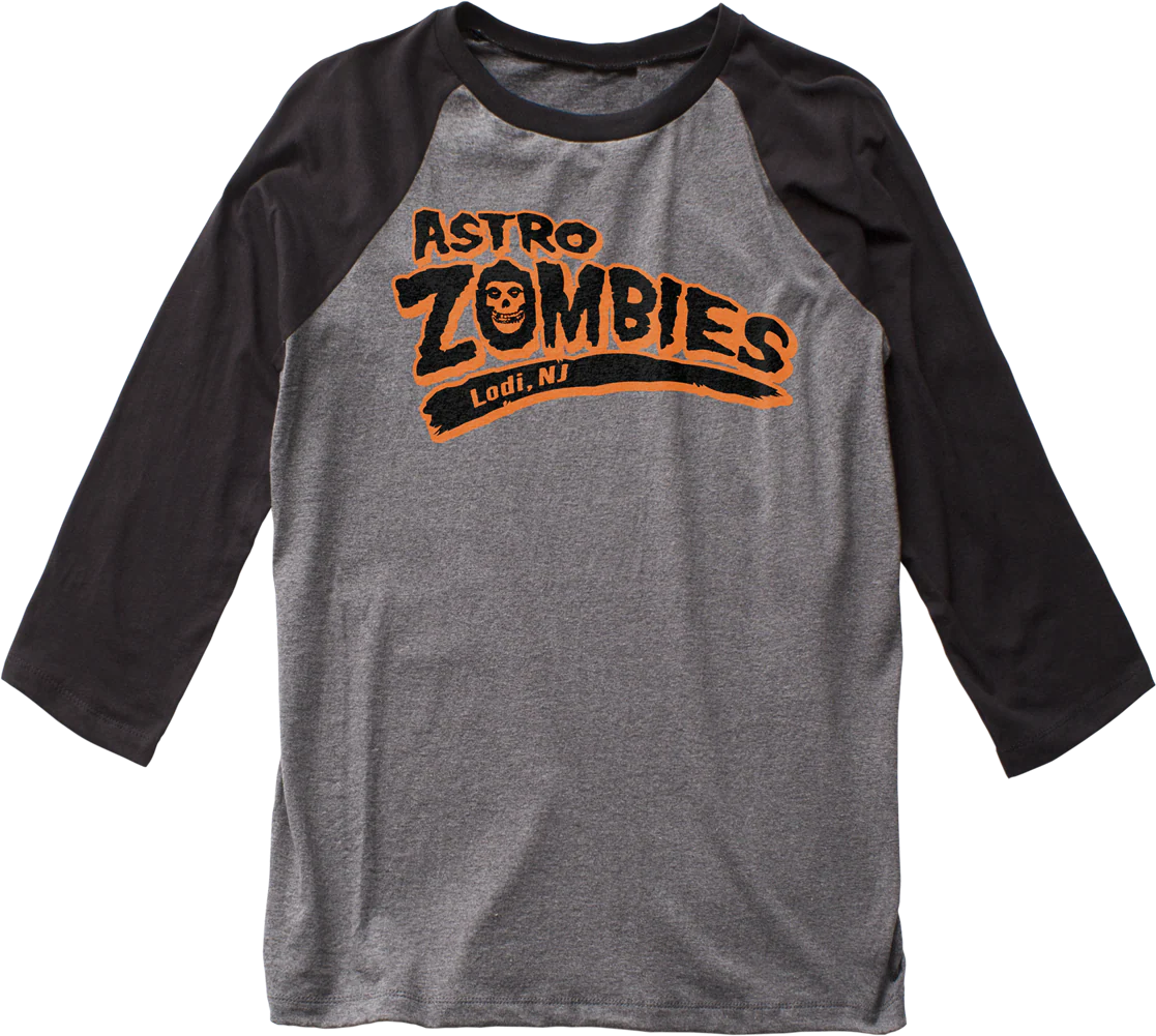 Astro Zombies Misfits Raglan Baseball Shirt